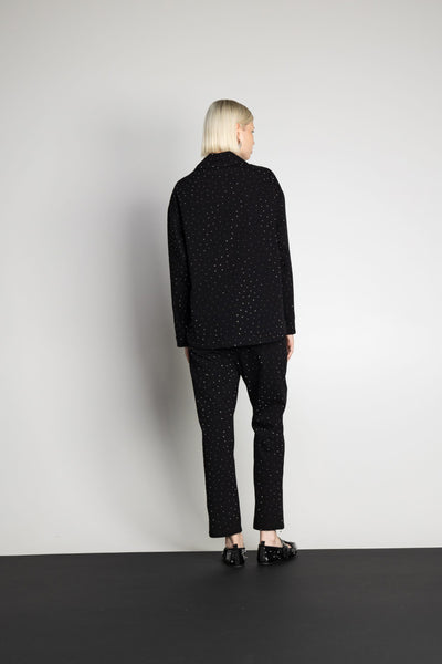 Genevie Black Denim Shirt