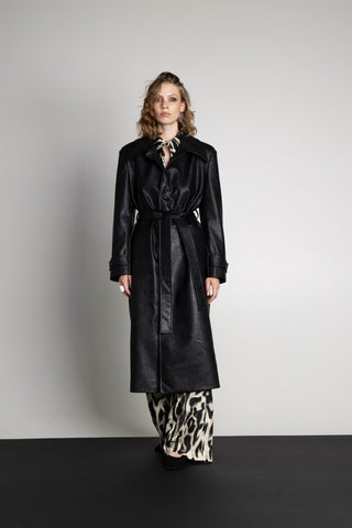 Ciara Black Trenchcoat