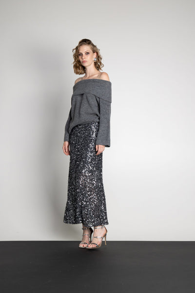 Celestial Skirt Grey