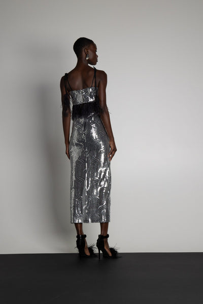 Genna Silver Skirt