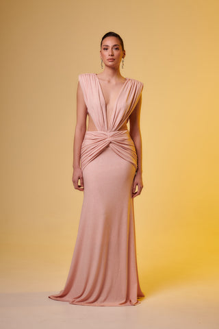 ROSEANNE Maxi dress powder