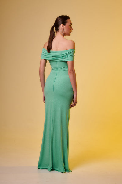 APOLLONIA Mint Maxi Dress
