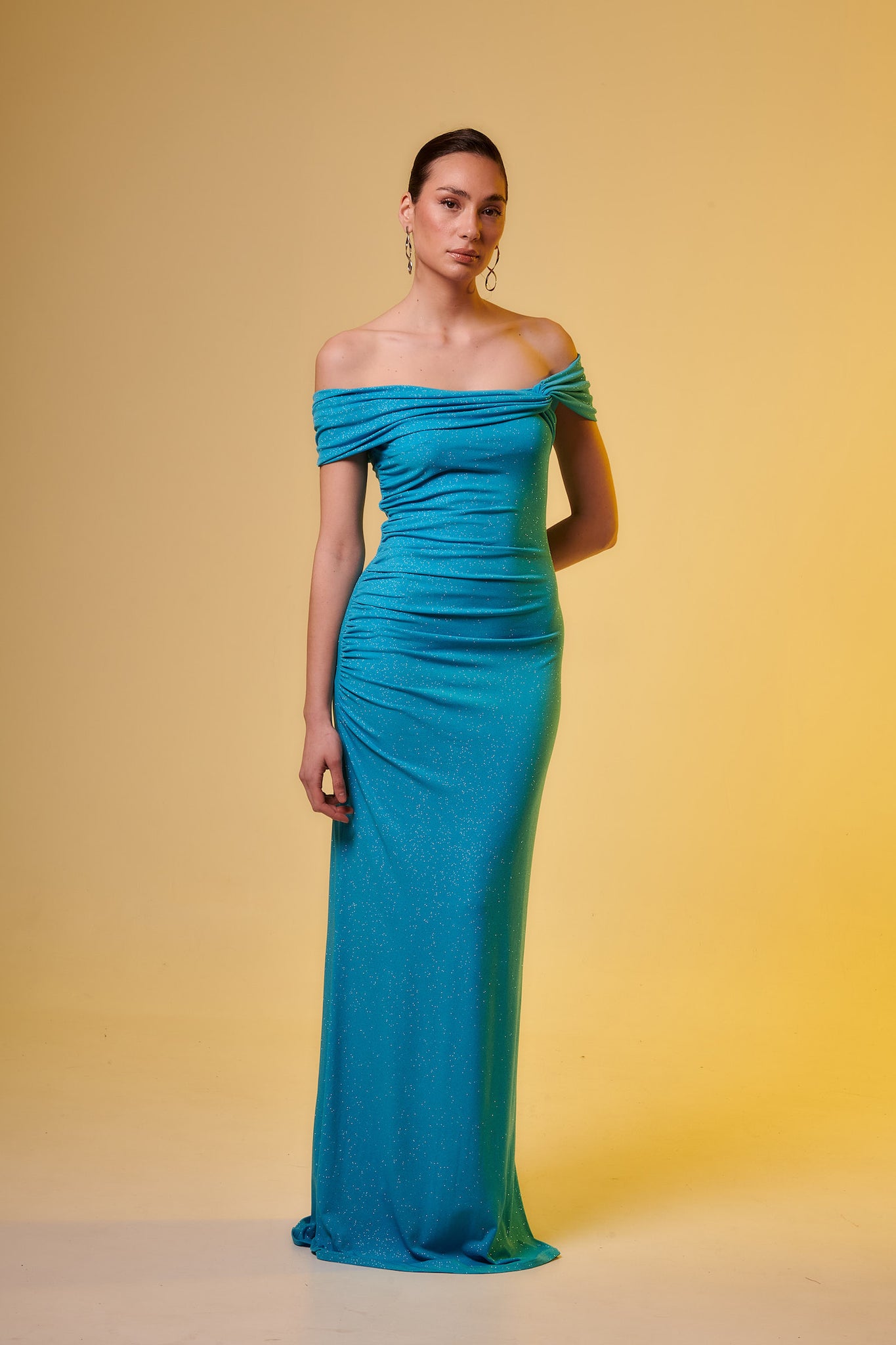 APOLLONIA Intense Blue Maxi Dress
