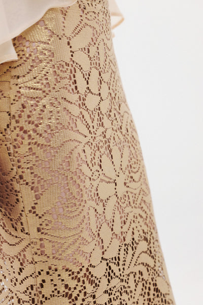 ARIELLA LACE SKIRT | COPPER