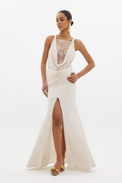 NAOMI DRESS | CHAMPAGNE GOLD