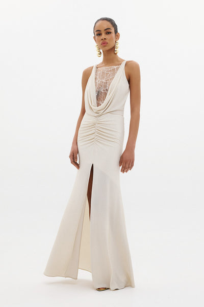 NAOMI DRESS | CHAMPAGNE GOLD