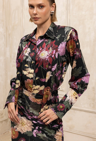 Fleur Realiste Satin Shirt