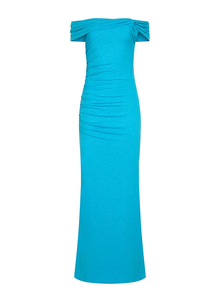 APOLLONIA Intense Blue Maxi Dress