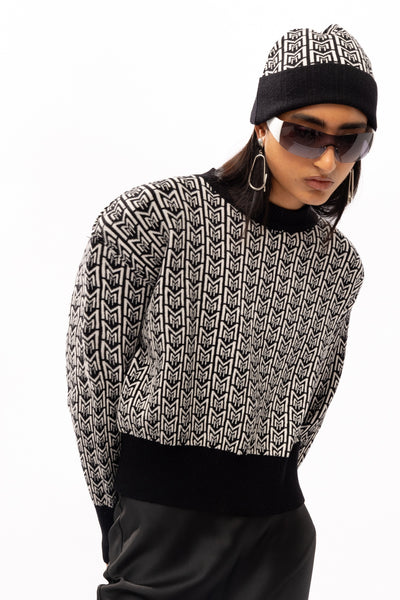 Serpento Black Sweater