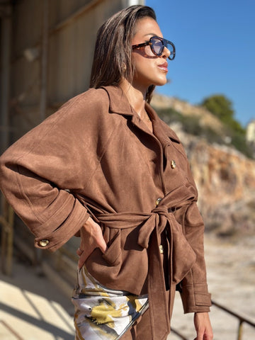 Choco Suede Jacket