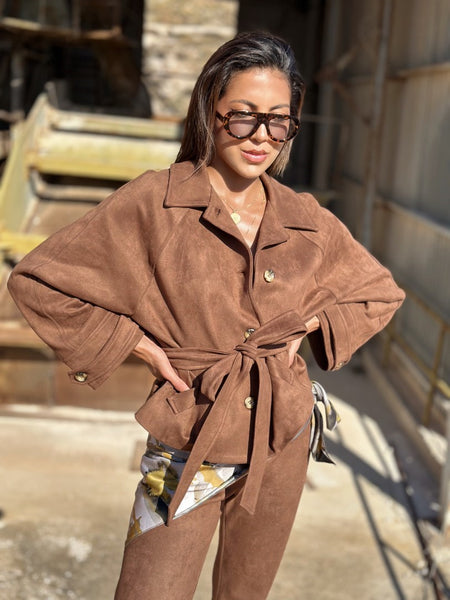 Choco Suede Jacket