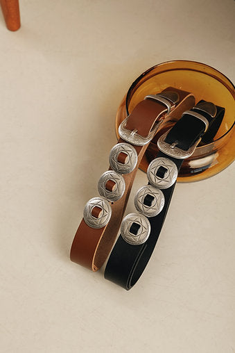 "Night fever" leather belt