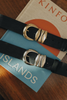 "Love over gold" leather belt