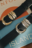"Love over gold" leather belt