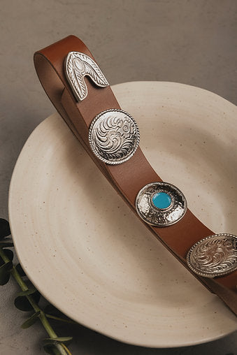 "More than a woman" leather belt