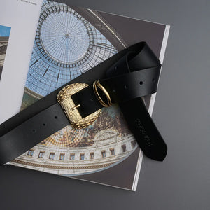 "Overjoyed" leather belt