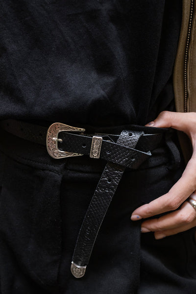 "Sweet Lady" leather belt