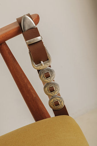"Night fever" leather belt