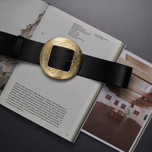 "All of my life" leather belt