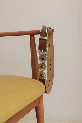 "Night fever" leather belt