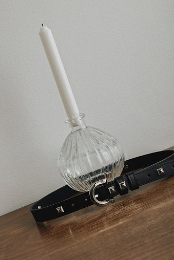 "Electric feel" leather belt