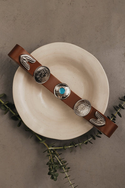 "More than a woman" leather belt