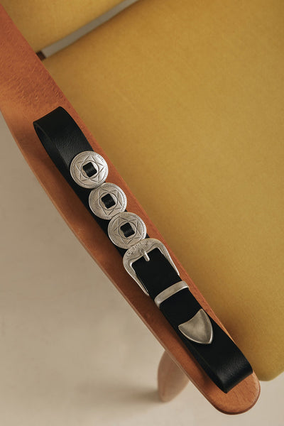 "Night fever" leather belt
