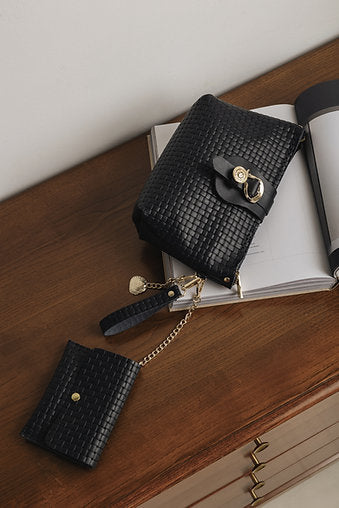 "La isla bonita" clutch bag, *limited*, black