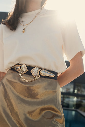 "Boogie night" leather belt