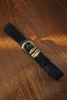 "Love over gold" leather belt