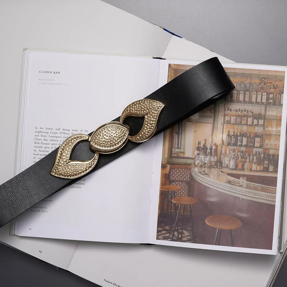 "The interim" leather belt