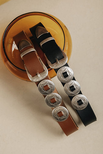 "Night fever" leather belt