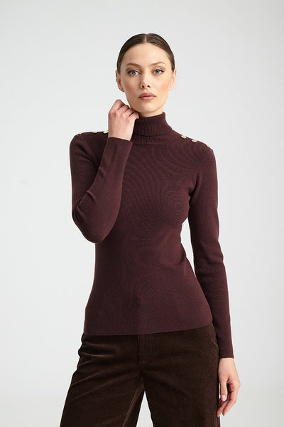 GRANDY Brown SWEATER