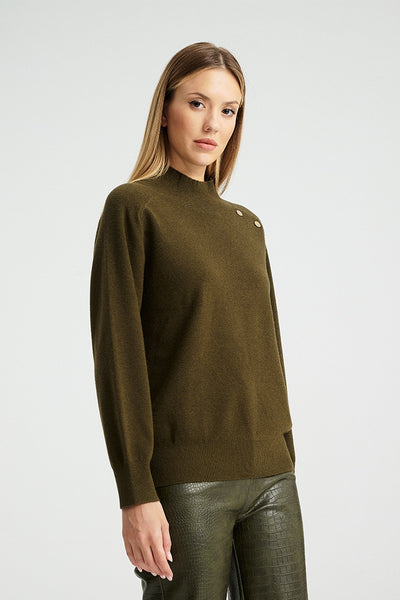 MAIDY Khaki SWEATER