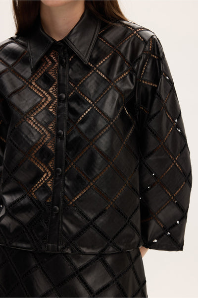 KENDALL LEATHER SHIRT