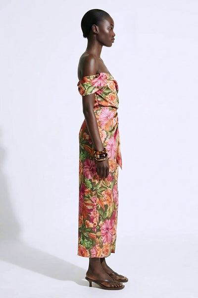 CLUB COLADA FLORAL DRESS