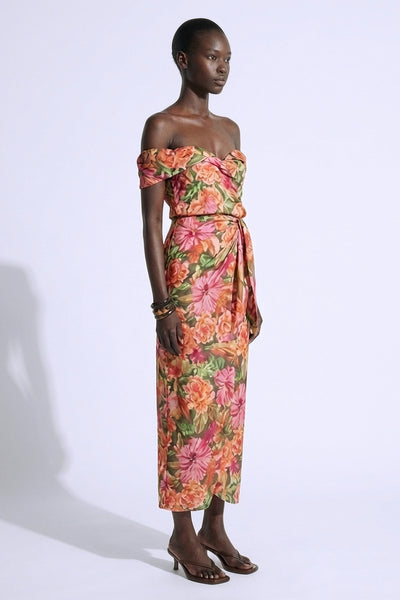 CLUB COLADA FLORAL DRESS