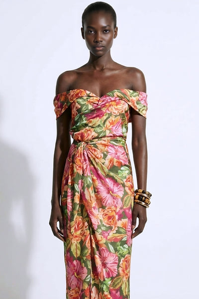 CLUB COLADA FLORAL DRESS