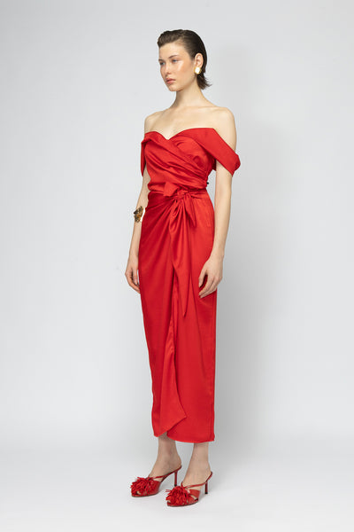 CLUB COLADA RED DRESS