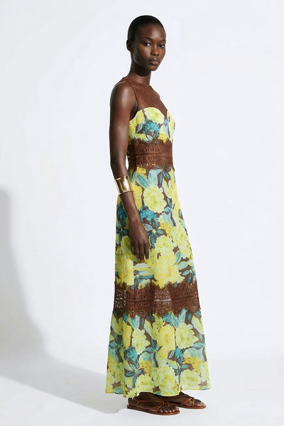 CLUB TROPICANA FLORAL DRESS