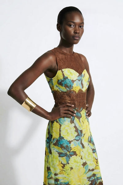 CLUB TROPICANA FLORAL DRESS