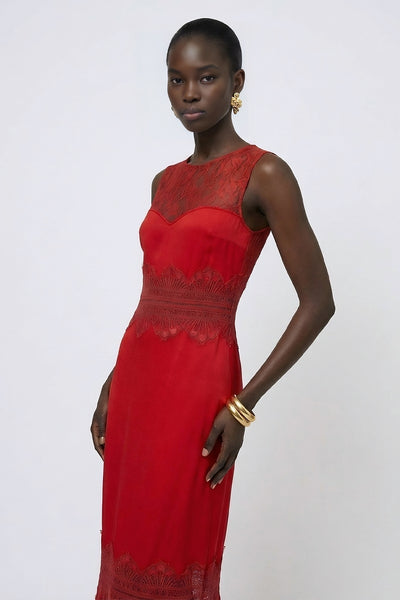 CLUB TROPICANA RED DRESS