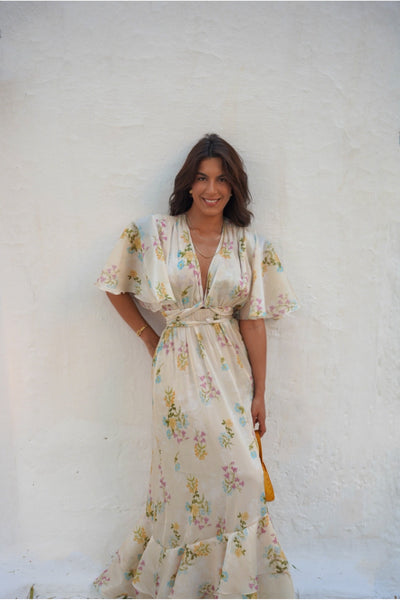 BUTTER BLOSSOM LONG DRESS