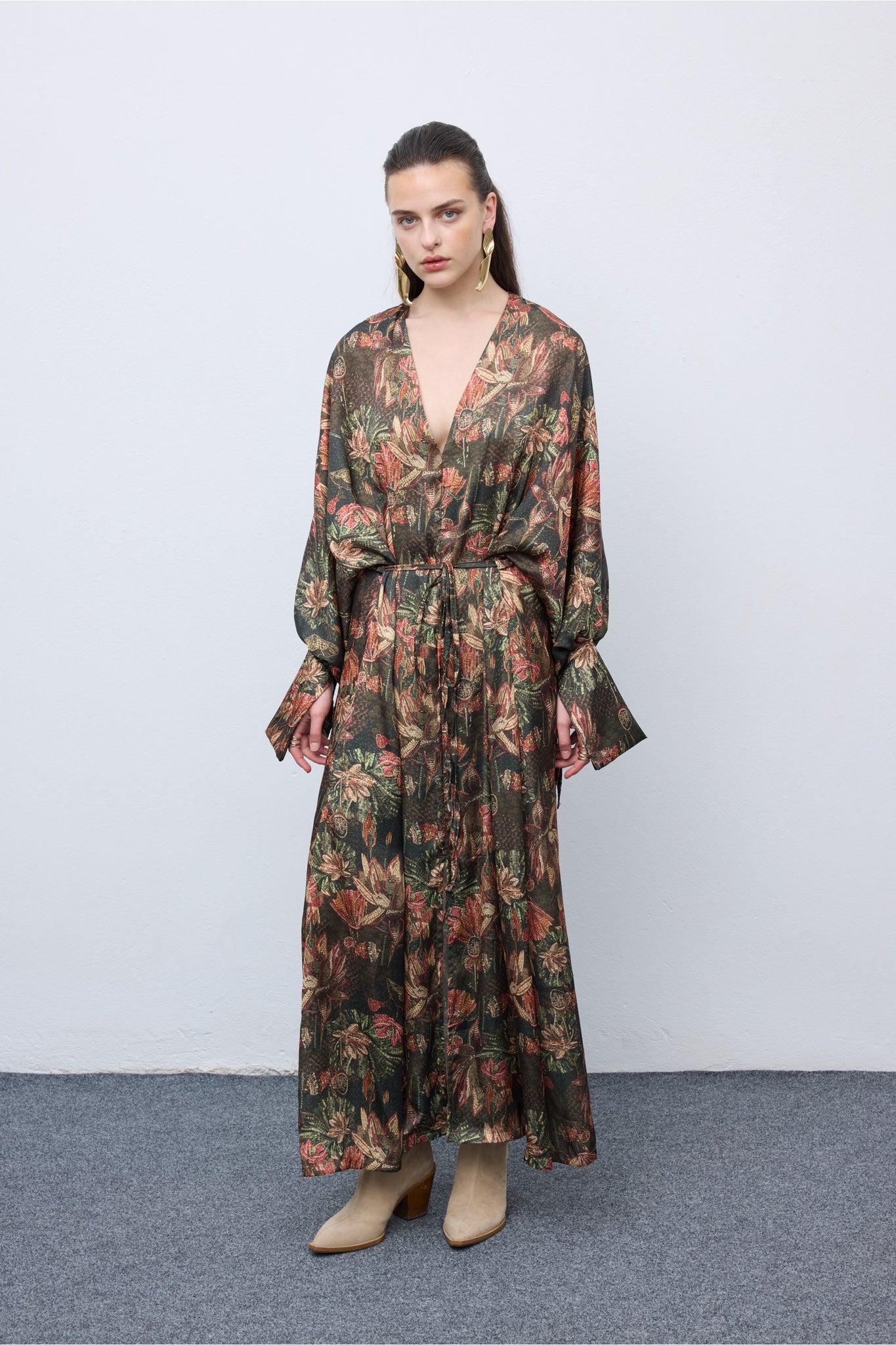 Mosaic Oasis Midi Dress