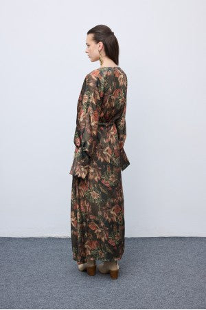 Mosaic Oasis Midi Dress