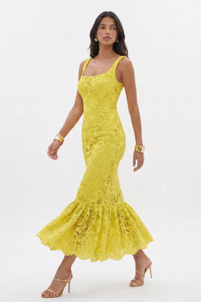 RAISA MIDI DRESS | LIMONCELLO