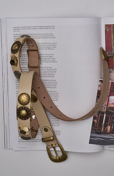 "Life on Mars" leather belt