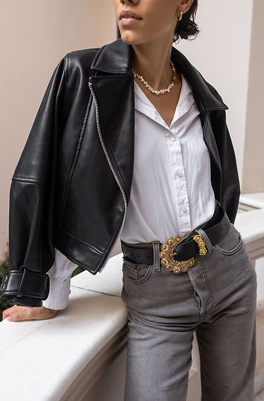 "Lady" leather belt