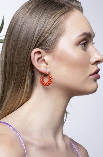 Round Color Earrings
