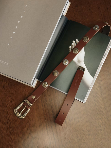 "All in you" leather belt